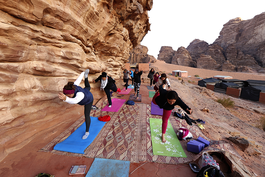 yoga desert retreat