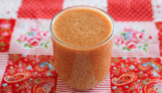 fig banana orange chia smoothie