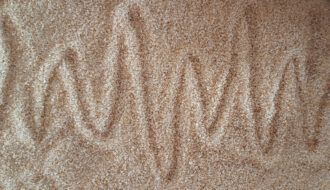 Cane sugar with peaks